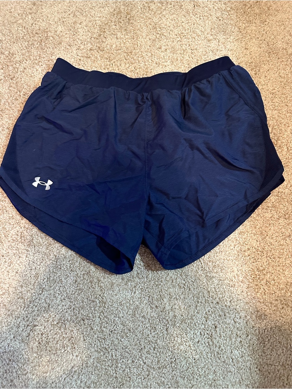 Under Armour Navy Blue Women's Athletic Shorts